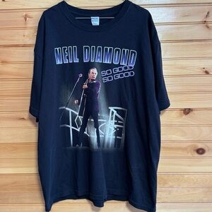 Neil Diamond So Good World Tour 2008-09 T-shirt Size XL